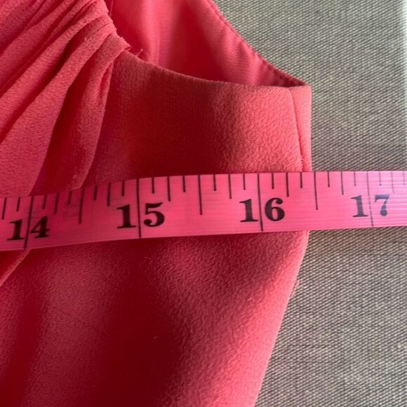 Marchesa Notte Pink 100% Silk Cocktail Dress Pleated Fit Flare NWT Sz 8 $850 - Picture 14 of 16